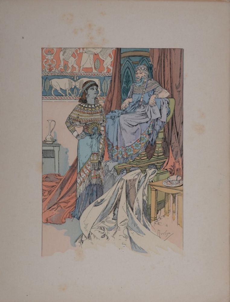 Lithograph Mucha - Rama, Poème dramatique en trois Actes