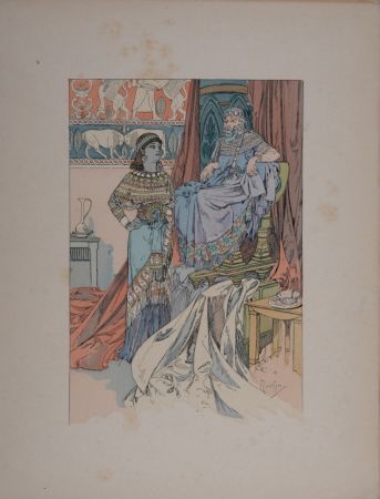 Lithograph Mucha - Rama, Poème dramatique en trois Actes