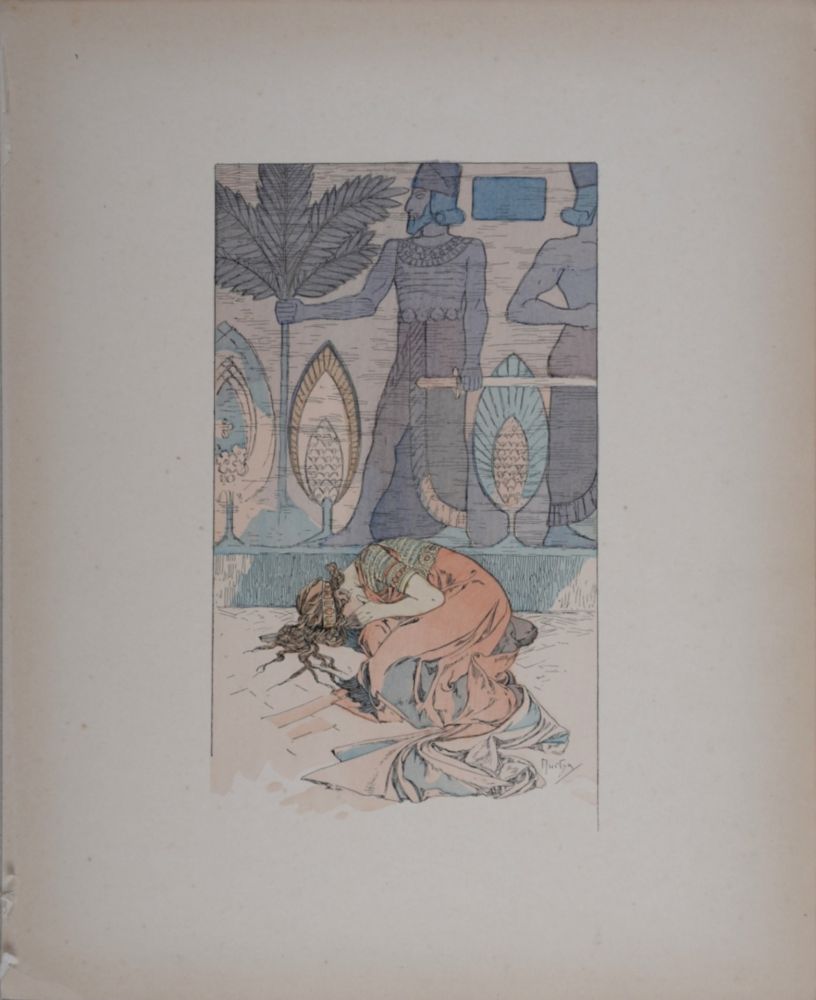 Lithograph Mucha - Rama, Poème dramatique en trois Actes #1