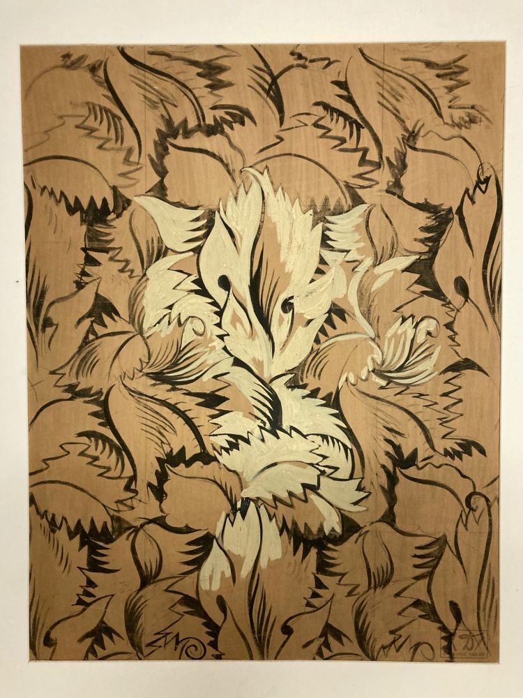 No Technical Dufy - Raoul Dufy (1877-1953). Sans titre. Encre,gouache et aquarelle.