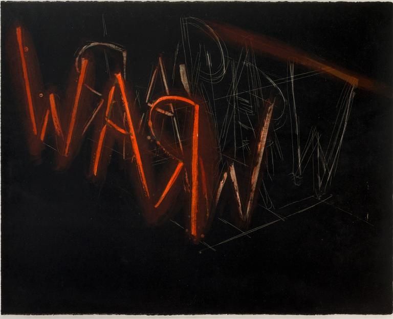 Lithograph Nauman - Raw War