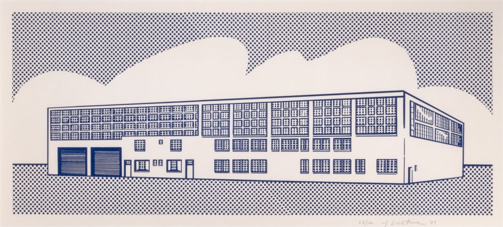 Lithograph Lichtenstein - Real Estate