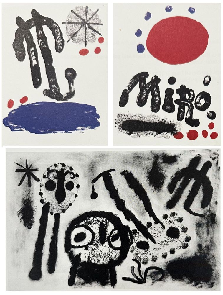 Lithograph Miró - Recent Paintings. New York: Pierre Matisse Gallery