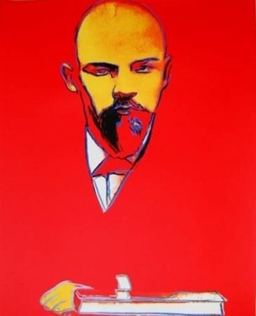 Screenprint Warhol - Red Lenin (II.403)