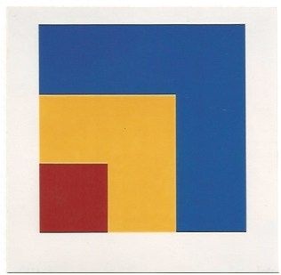 Lithograph Kelly - Red/Yellow/Blue