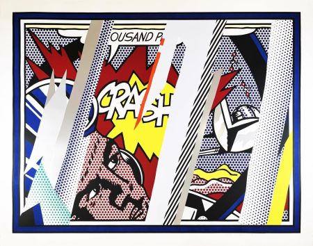 Lithograph Lichtenstein - Reflections on Crash from Reflections Series