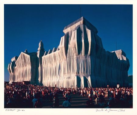 Photography Christo - Reichstag Mappe I, 18 Uhr