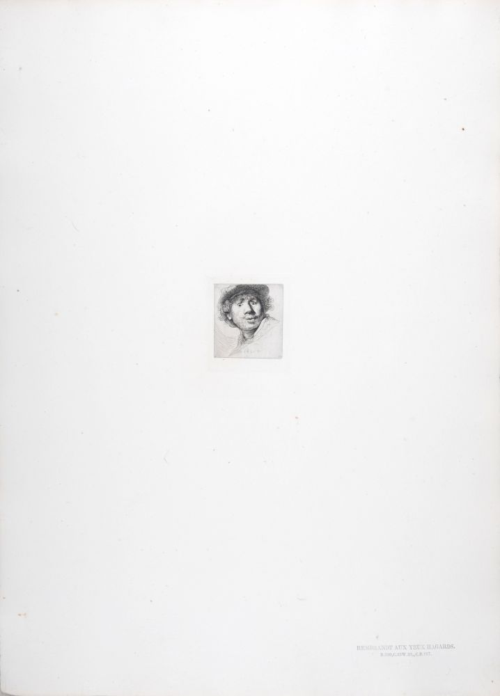 Rotogravure Rembrandt - Rembrandt aux yeux hagards