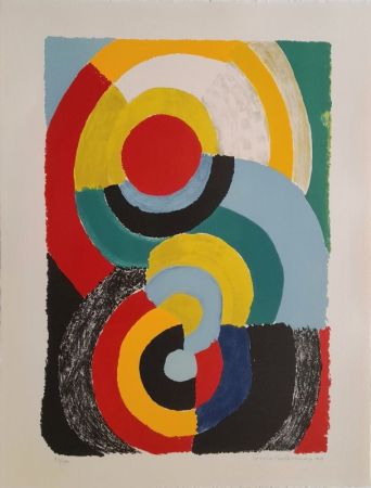 Lithograph Delaunay - Rencontre 