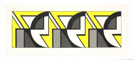 Lithograph Lichtenstein - Repeated design