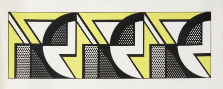 Lithograph Lichtenstein - Repeated Design