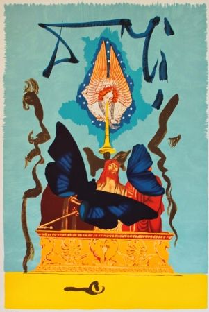 Lithograph Dali - Resurrection