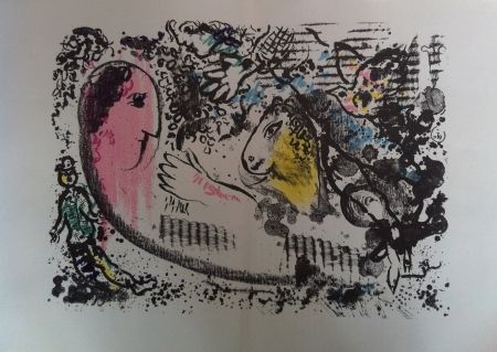Lithograph Chagall - Reverie