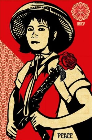 Screenprint Fairey - Revolution Woman