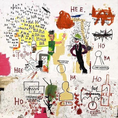 Screenprint Basquiat - Riddle me this Batman