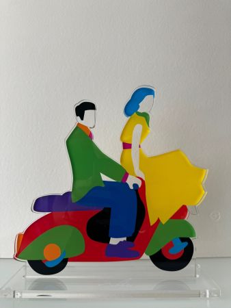 Screenprint Lodola - Riding love