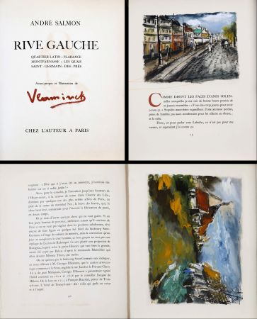 Illustrated Book Vlaminck - RIVE GAUCHE. 15 compositions gravées et coloriées (1951)