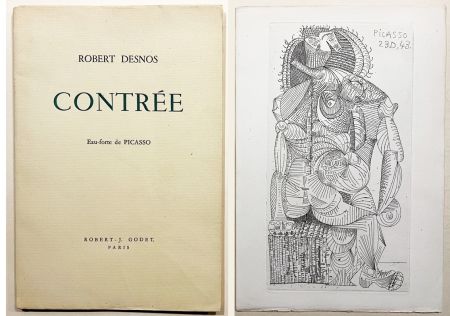Illustrated Book Picasso - Robert Desnos. CONTRÉE. 
