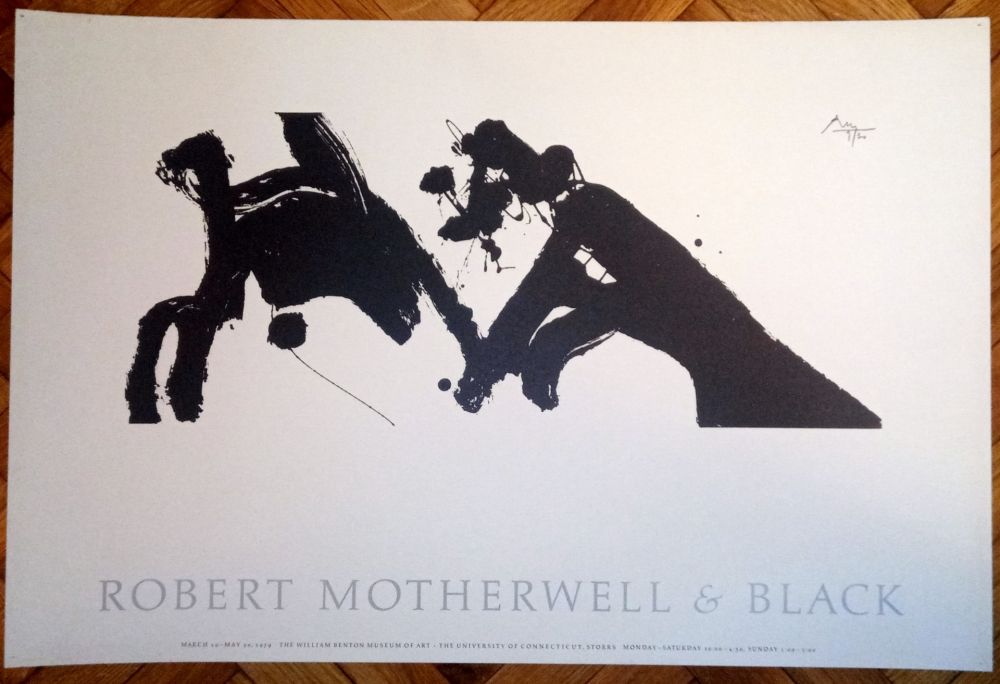 Poster Motherwell - Robert Motherwell & Black