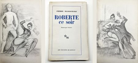Illustrated Book Klossowski - ROBERTE CE SOIR avec quatre dessins hors-texte (1953)