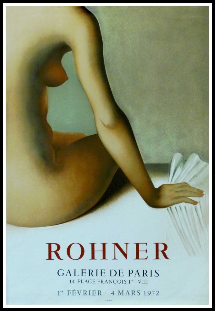 Poster Rohner - ROHNER - GALERIE DE PARIS 
