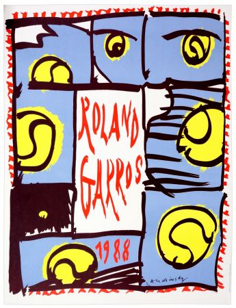 Poster Alechinsky - Roland Garros
