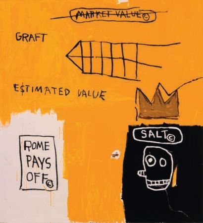 Screenprint Basquiat - Rome Pays Off