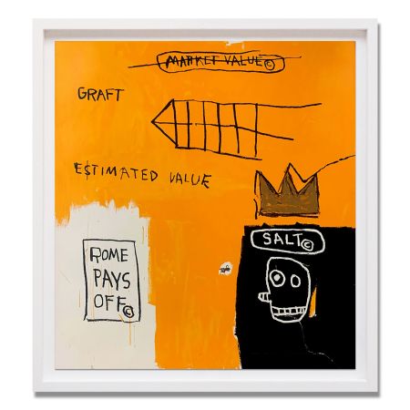 Screenprint Basquiat - Rome Pays Off - Set II