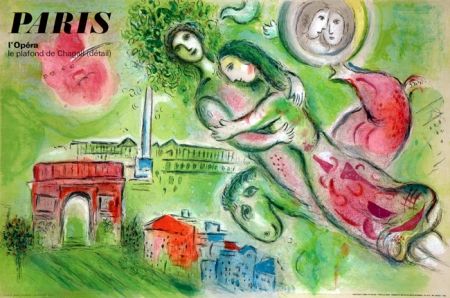 Lithograph Chagall - Roméo et Juliette