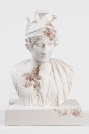 Offset Arsham - Rose Quartz Eroded Bust of Rome Divinisée