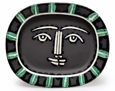 Ceramic Picasso - Rostro Gris