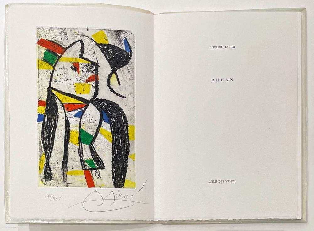 Illustrated Book Miró - Ruban