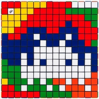 No Technical Invader - Rubik Camouflage