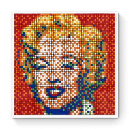 Numeric Print Invader - Rubik Shot Red Marilyn