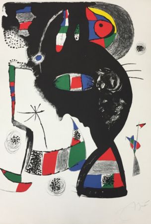 Lithograph Miró - Rue blomet 42
