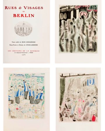 Illustrated Book Laborde - RUES ET VISAGES DE BERLIN. Ex avec suite (36 gravures) (1930)