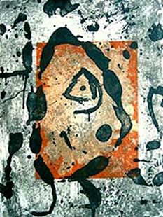 Etching Miró - Rupestres