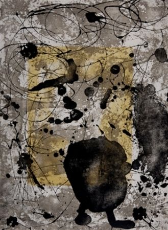 Etching And Aquatint Miró - Rupestres 13