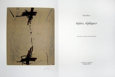 Illustrated Book Tàpies - Répliquer