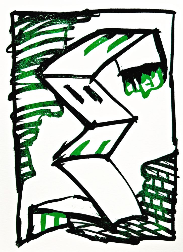 Lithograph Alechinsky - Résumé