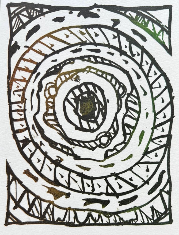 Lithograph Alechinsky - Résumé