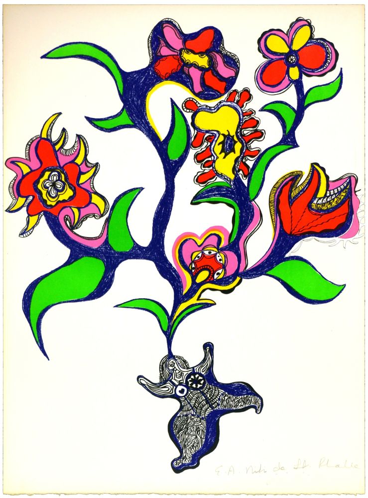 Lithograph De Saint Phalle - Rêve