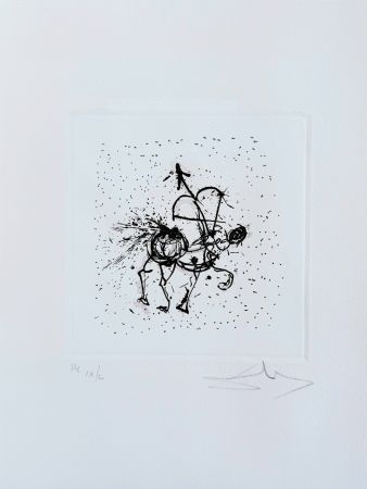 Engraving Dali - Sagittarius