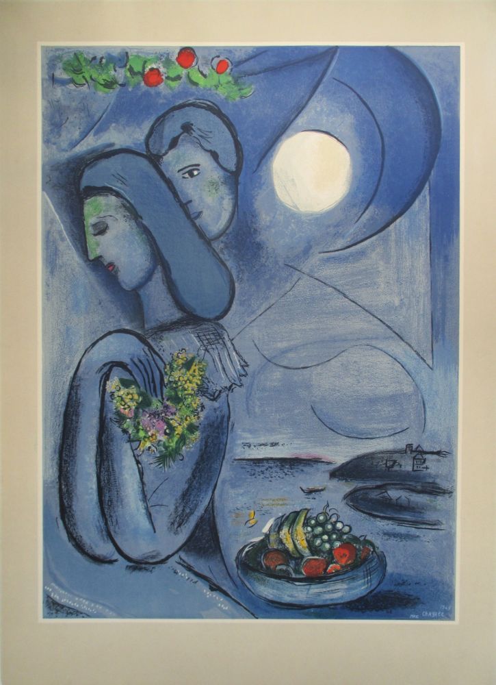 Lithograph Chagall - Saint Jean Cap Ferrat