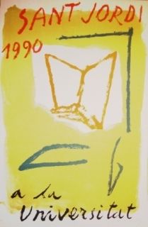Lithograph Ràfols Casamada - Saint Jordi 1990 