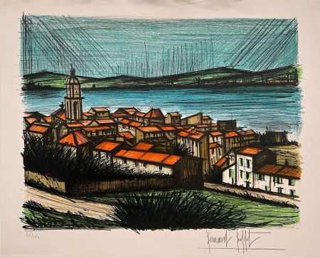 Lithograph Buffet - Saint Tropez - La Baie 