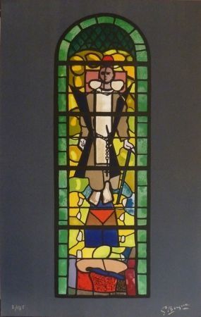 Lithograph Braque - Sainte Dominique