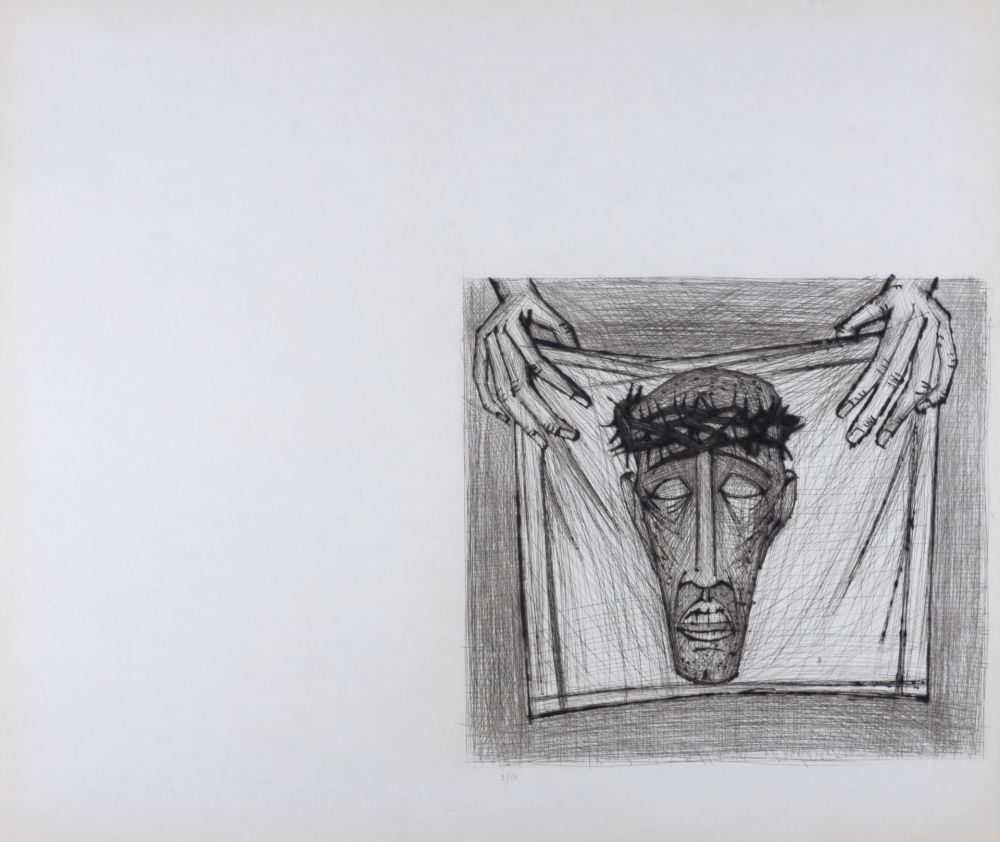Etching And Aquatint Buffet - Sainte Face, La Passion du Christ
