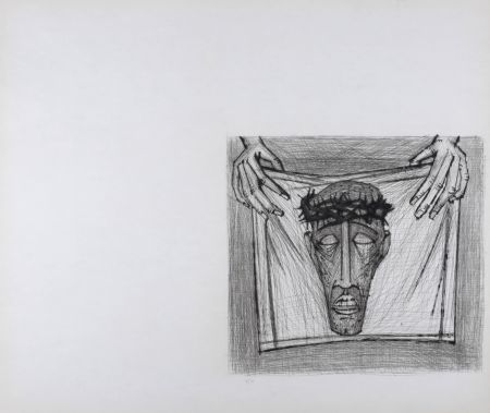 Etching And Aquatint Buffet - Sainte Face, La Passion du Christ