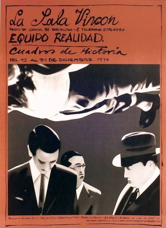 Poster Equipo Realidad - Sala Vinçon - 1973